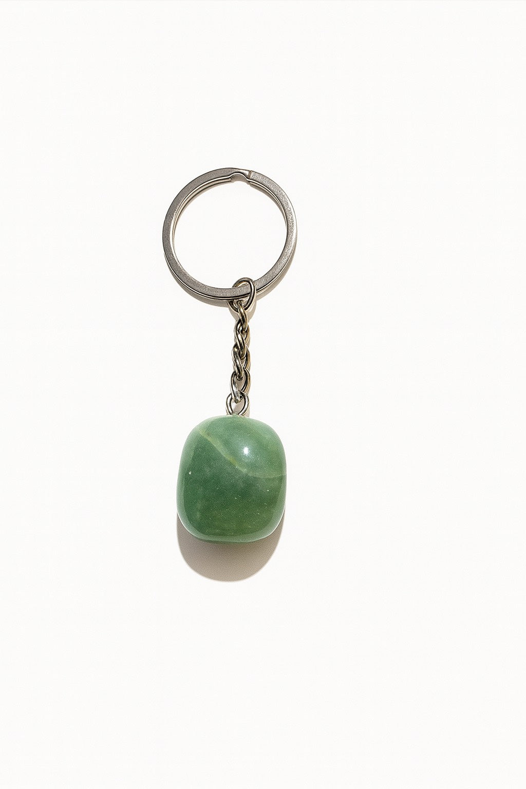 Porte-Clés Aventurine verte - Pierre roulée